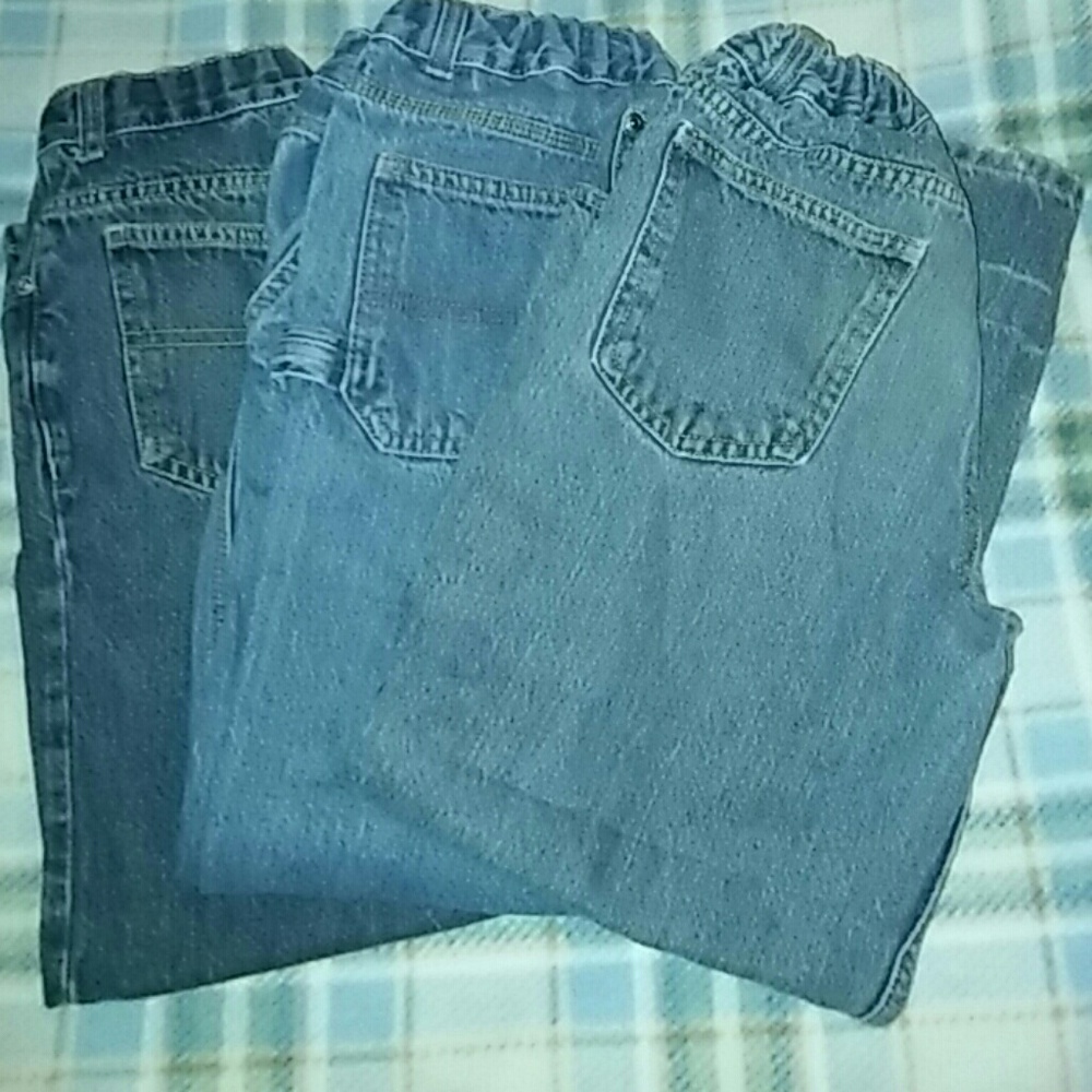 Lot of three boys 10 husky jeans